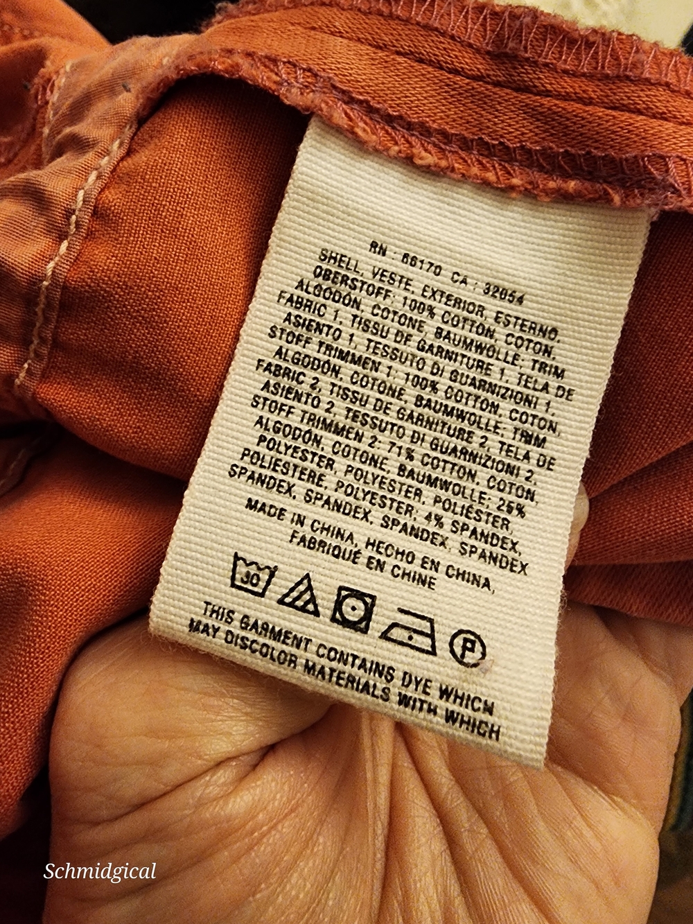 Hei Hei Anthropolgie Women's Rust Orange Utility Jacket Ruffles Sunfaded Cozy - Picture 8 of 8